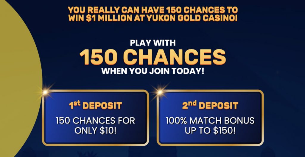 Yukon Gold Casino Sign Up Bonus